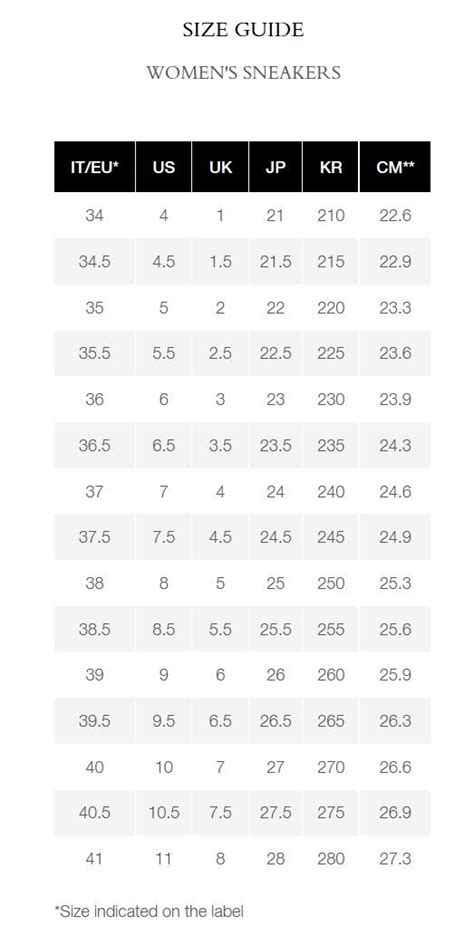 alexander mcqueen shoes size chart|alexander mcqueen size chart.